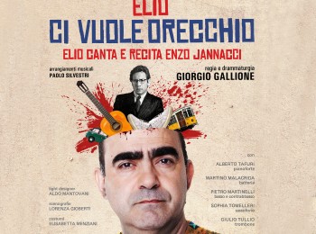 Lunedì al Teatro Giordano «Ci vuole orecchio - Elio canta e recita Enzo Jannacci»